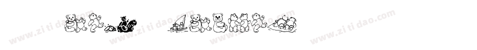 WW Beary Special字体转换